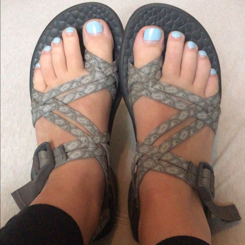 Grey chacos
